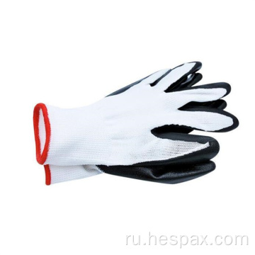 HEPAX Anti Slip Гладкие нитриловые покрытые безопасные перчатки